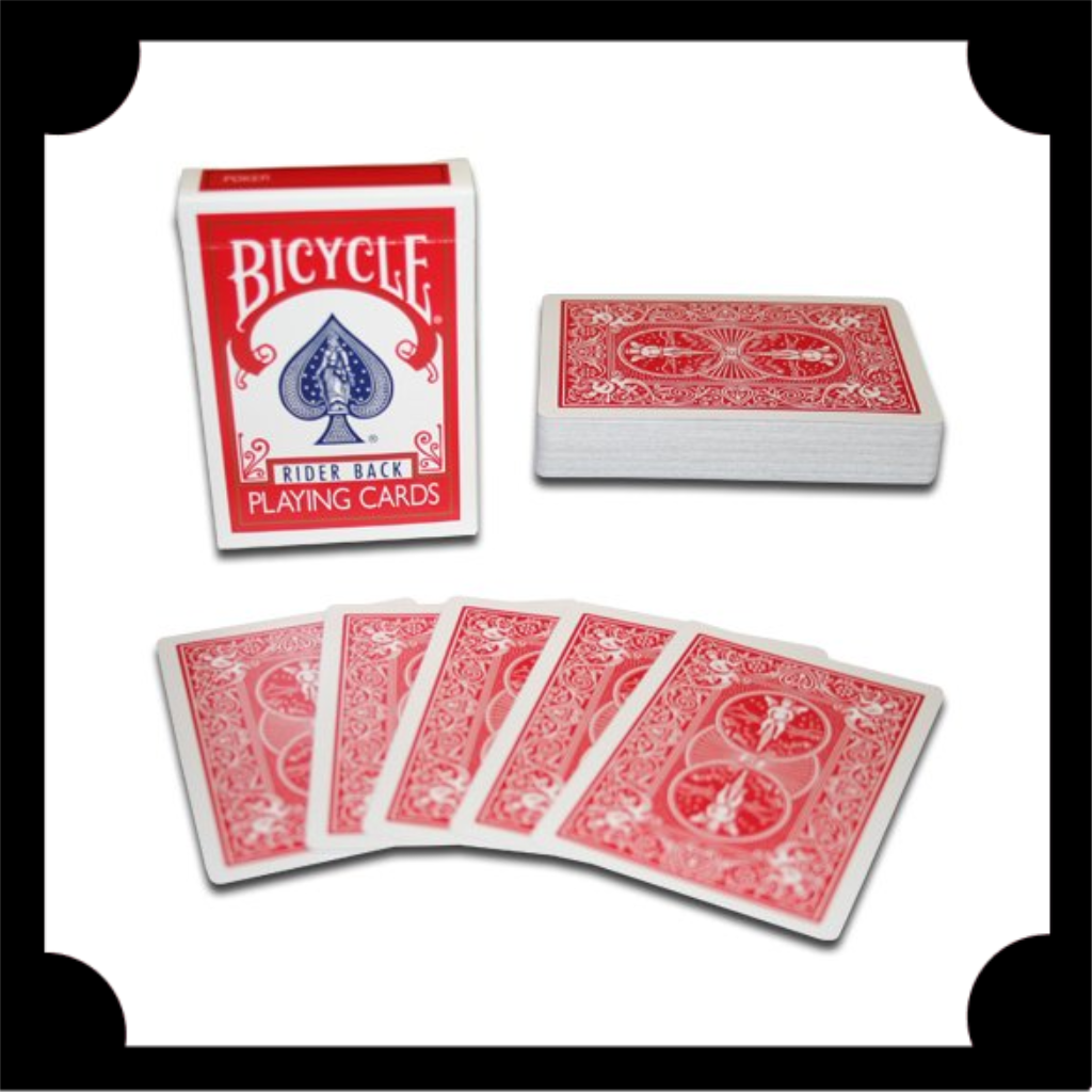 Double Back Bicycle Cards ROJAS